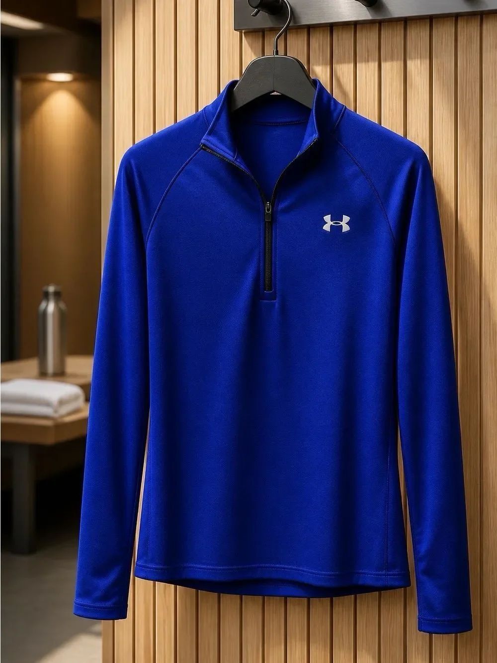 BLUE UNDER ARMOUR SEMI FITTED ALL SEASON GEAR SIZE MEDIUM